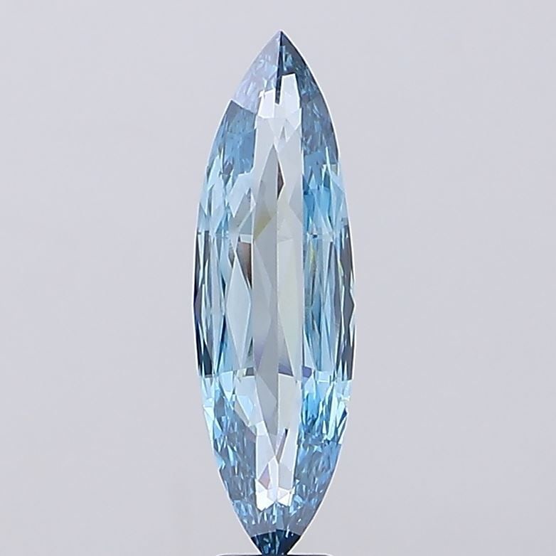 Loose Diamond - MARQUISE 6.93ct Fancy Vivid Blue VVS2: Loose Diamond - MARQUISE 6.93ct Fancy Vivid Blue VVS2 Source: This is a real non-mined Diamond that has been grown in a lab Shape: MARQUISE Carats: 6.93 Color: Fancy Vivid Blue Certification: IGI Vide