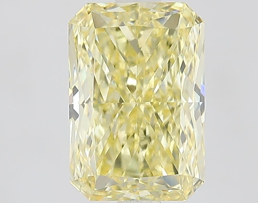 Loose Diamond - RADIANT 2.32ct Fancy Intense Yellow VVS2: Loose Diamond - RADIANT 2.32ct Fancy Intense Yellow VVS2 Source: This is a real non-mined Diamond that has been grown in a lab Shape: RADIANT Carats: 2.32 Color: Fancy Intense Yellow Certification: IG