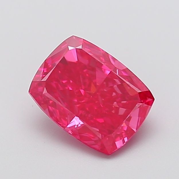 Loose Diamond - CUSHION BRILLIANT 1.91ct Fancy Vivid Pink VS1: Loose Diamond - CUSHION BRILLIANT 1.91ct Fancy Vivid Pink VS1 Source: This is a real non-mined Diamond that has been grown in a lab Shape: CUSHION BRILLIANT Carats: 1.91 Color: Fancy Vivid Pink Certif