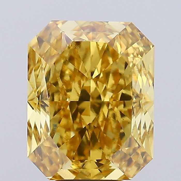 Loose Diamond - RADIANT 7.08ct Fancy Vivid Yellow VS1: Loose Diamond - RADIANT 7.08ct Fancy Vivid Yellow VS1 Source: This is a real non-mined Diamond that has been grown in a lab Shape: RADIANT Carats: 7.08 Color: Fancy Vivid Yellow Certification: IGI Vid