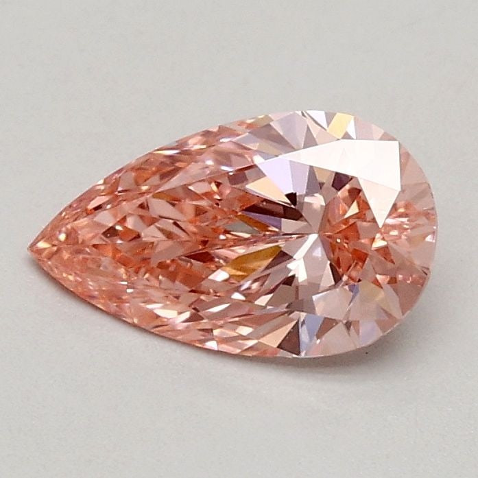 Loose Diamond - PEAR 0.5ct Fancy Vivid Pink VVS2: Loose Diamond - PEAR 0.5ct Fancy Vivid Pink VVS2 Source: This is a real non-mined Diamond that has been grown in a lab Shape: PEAR Carats: 0.5 Color: Fancy Vivid Pink Certification: IGI Video: