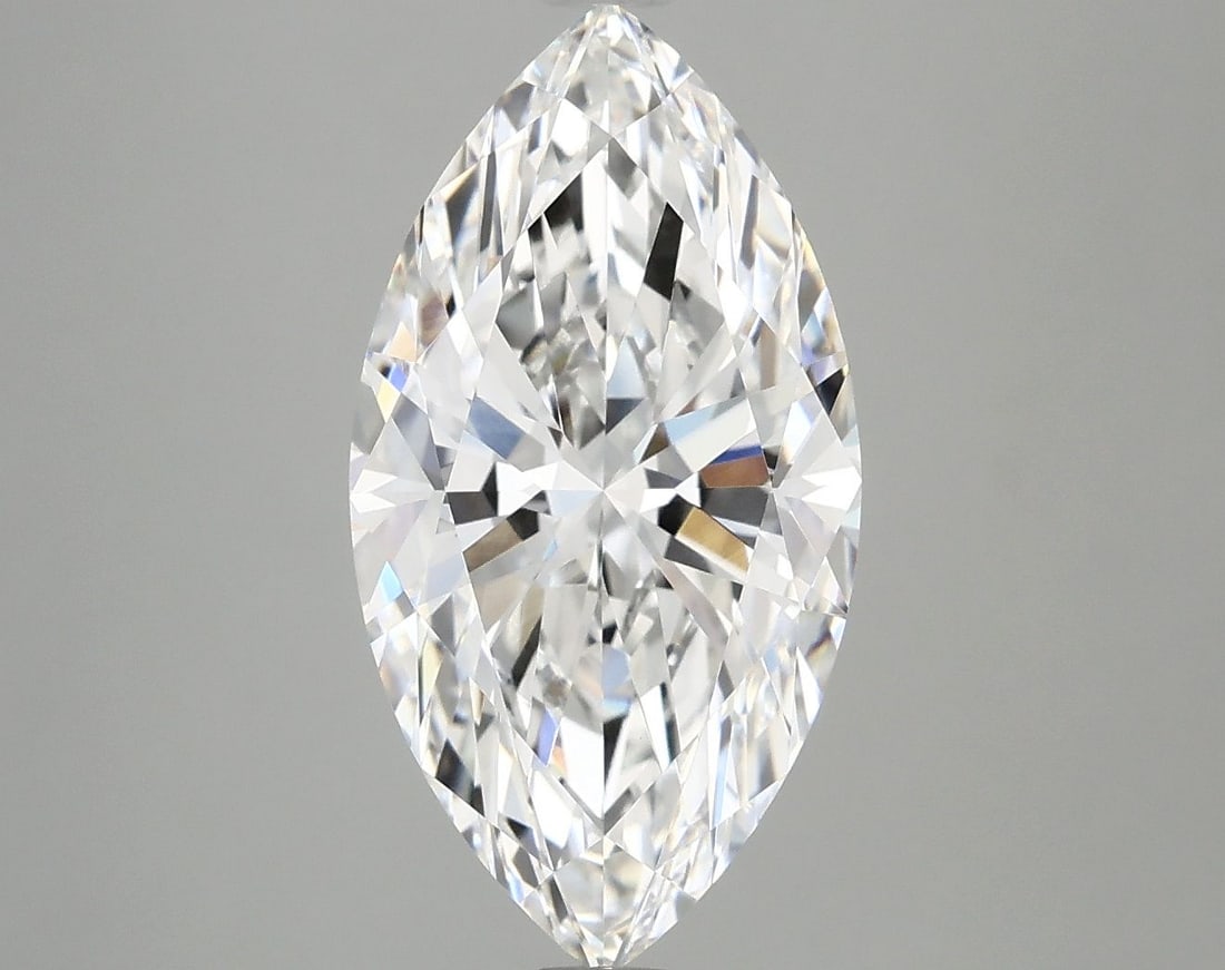 Loose Diamond - MARQUISE 3.96ct E VVS2: Loose Diamond - MARQUISE 3.96ct E VVS2 Source: This is a real non-mined Diamond that has been grown in a lab Shape: MARQUISE Carats: 3.96 Color: E Clarity: VVS2 Certification: IGI Video: