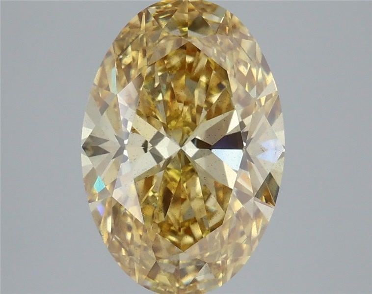 Loose Diamond - OVAL 3.56ct Fancy Intense Yellow SI1: Loose Diamond - OVAL 3.56ct Fancy Intense Yellow SI1 Source: This is a real non-mined Diamond that has been grown in a lab Shape: OVAL Carats: 3.56 Color: Fancy Intense Yellow Certification: IGI Video