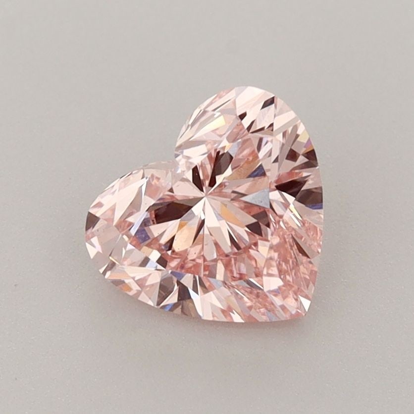 Loose Diamond - HEART 1.33ct Fancy Intense Pink VS2: Loose Diamond - HEART 1.33ct Fancy Intense Pink VS2 Source: This is a real non-mined Diamond that has been grown in a lab Shape: HEART Carats: 1.33 Color: Fancy Intense Pink Certification: IGI Video: