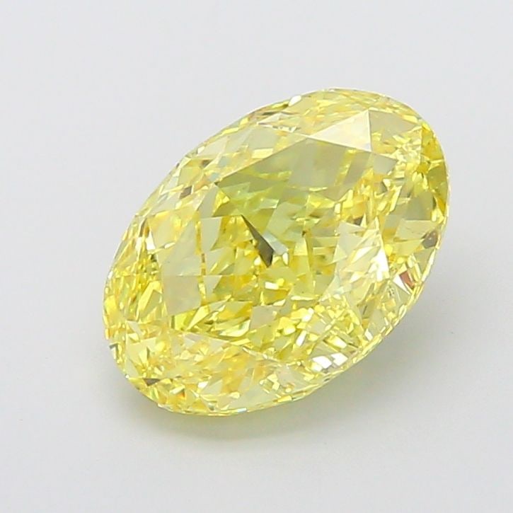 Loose Diamond - OVAL 5.04ct Fancy Intense Yellow VS1: Loose Diamond - OVAL 5.04ct Fancy Intense Yellow VS1 Source: This is a real non-mined Diamond that has been grown in a lab Shape: OVAL Carats: 5.04 Color: Fancy Intense Yellow Certification: IGI Video