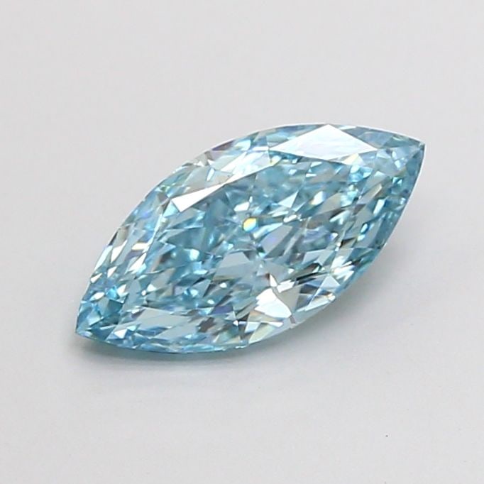 Loose Diamond - MARQUISE 1.01ct Fancy Vivid Blue VS1: Loose Diamond - MARQUISE 1.01ct Fancy Vivid Blue VS1 Source: This is a real non-mined Diamond that has been grown in a lab Shape: MARQUISE Carats: 1.01 Color: Fancy Vivid Blue Certification: IGI Video