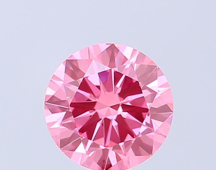Loose Diamond - ROUND 1.0ct Fancy Vivid Pink VS1: Loose Diamond - ROUND 1.0ct Fancy Vivid Pink VS1 Source: This is a real non-mined Diamond that has been grown in a lab Shape: ROUND Carats: 1.0 Color: Fancy Vivid Pink Certification: IGI Video: