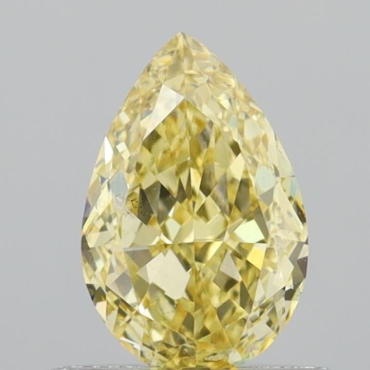 Loose Diamond - PEAR 0.73ct Fancy Intense Yellow VVS2: Loose Diamond - PEAR 0.73ct Fancy Intense Yellow VVS2 Source: This is a real non-mined Diamond that has been grown in a lab Shape: PEAR Carats: 0.73 Color: Fancy Intense Yellow Certification: IGI Vide