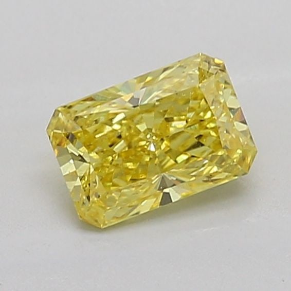 Loose Diamond - RADIANT 0.94ct Fancy Vivid Yellow SI1: Loose Diamond - RADIANT 0.94ct Fancy Vivid Yellow SI1 Source: This is a real non-mined Diamond that has been grown in a lab Shape: RADIANT Carats: 0.94 Color: Fancy Vivid Yellow Certification: IGI Vid