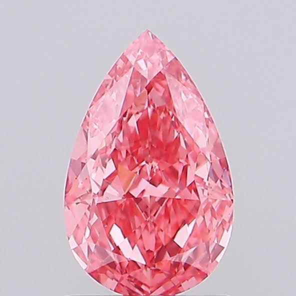 Loose Diamond - PEAR 1.15ct Fancy Vivid Pink VS2: Loose Diamond - PEAR 1.15ct Fancy Vivid Pink VS2 Source: This is a real non-mined Diamond that has been grown in a lab Shape: PEAR Carats: 1.15 Color: Fancy Vivid Pink Certification: IGI Video: