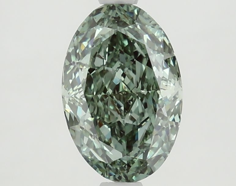 Loose Diamond - OVAL 1.64ct Fancy Vivid Green VS1: Loose Diamond - OVAL 1.64ct Fancy Vivid Green VS1 Source: This is a real non-mined Diamond that has been grown in a lab Shape: OVAL Carats: 1.64 Color: Fancy Vivid Green Certification: NONE Additional