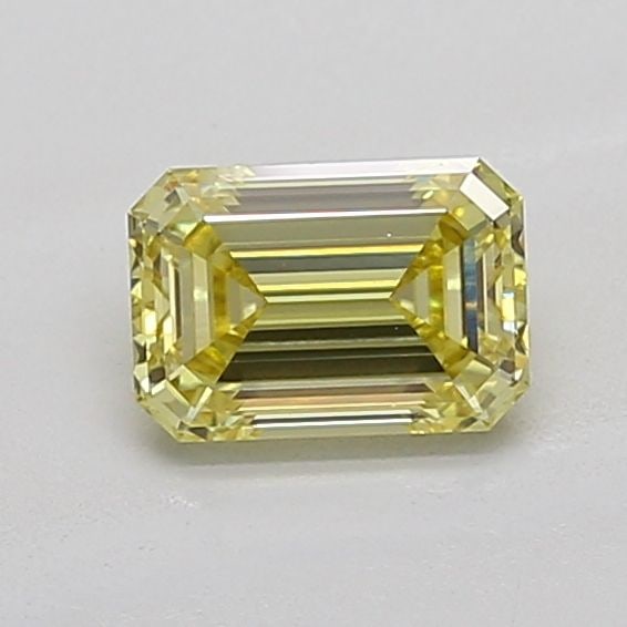 Loose Diamond - EMERALD 1.05ct Fancy Yellow VVS2: Loose Diamond - EMERALD 1.05ct Fancy Yellow VVS2 Source: This is a real non-mined Diamond that has been grown in a lab Shape: EMERALD Carats: 1.05 Color: Fancy Yellow Certification: IGI Video: