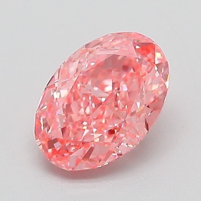 Loose Diamond - OVAL 1.05ct Fancy Vivid Pink VVS2: Loose Diamond - OVAL 1.05ct Fancy Vivid Pink VVS2 Source: This is a real non-mined Diamond that has been grown in a lab Shape: OVAL Carats: 1.05 Color: Fancy Vivid Pink Certification: IGI Additional i