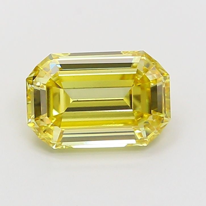 Loose Diamond - EMERALD 1.81ct Fancy Intense Yellow VS1: Loose Diamond - EMERALD 1.81ct Fancy Intense Yellow VS1 Source: This is a real non-mined Diamond that has been grown in a lab Shape: EMERALD Carats: 1.81 Color: Fancy Intense Yellow Certification: IGI