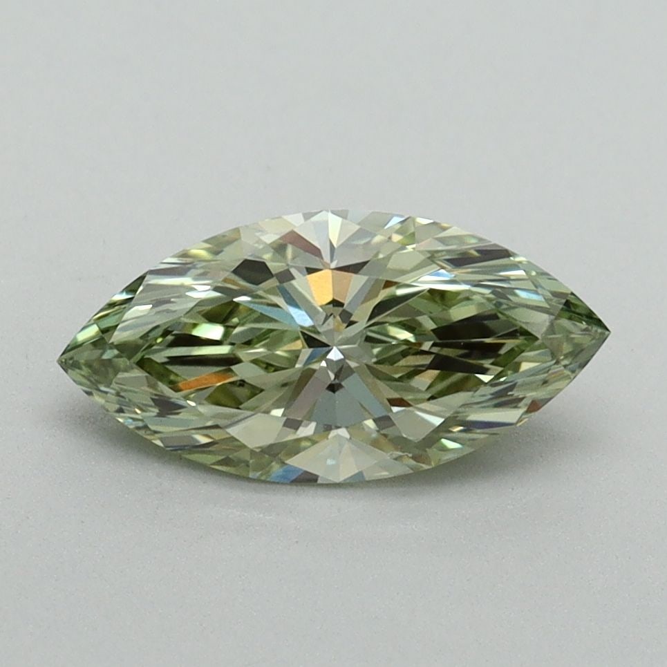 Loose Diamond - MARQUISE 1.03ct Fancy Intense Green VVS2: Loose Diamond - MARQUISE 1.03ct Fancy Intense Green VVS2 Source: This is a real non-mined Diamond that has been grown in a lab Shape: MARQUISE Carats: 1.03 Color: Fancy Intense Green Certification: IG