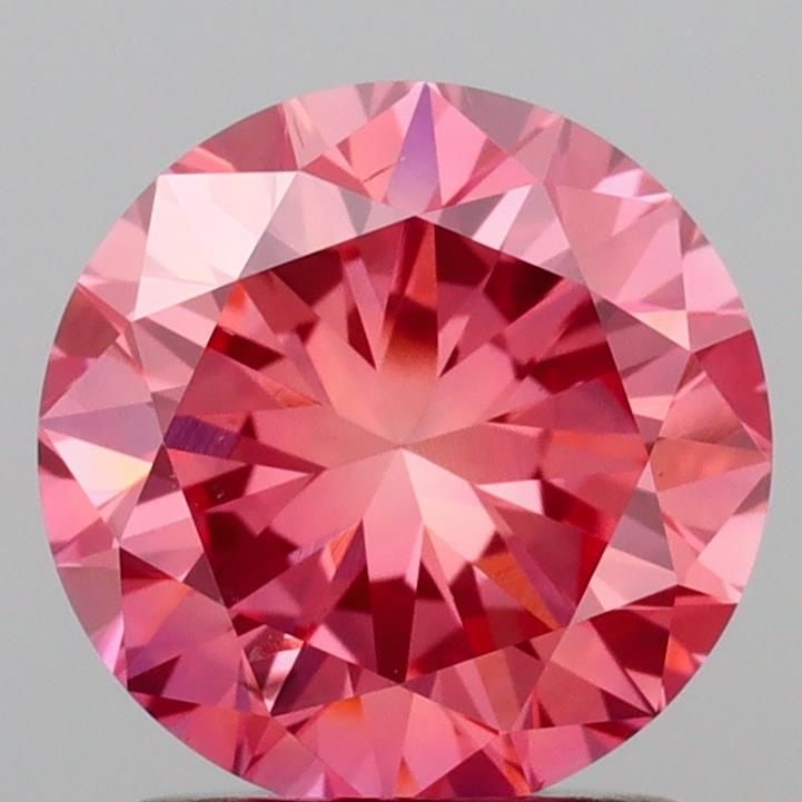 Loose Diamond - ROUND 1.41ct Fancy Vivid Pink SI1: Loose Diamond - ROUND 1.41ct Fancy Vivid Pink SI1 Source: This is a real non-mined Diamond that has been grown in a lab Shape: ROUND Carats: 1.41 Color: Fancy Vivid Pink Certification: IGI Video: