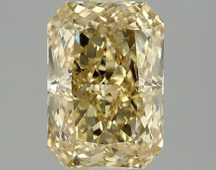 Loose Diamond - RADIANT 2.11ct Fancy Intense Yellow VVS2: Loose Diamond - RADIANT 2.11ct Fancy Intense Yellow VVS2 Source: This is a real non-mined Diamond that has been grown in a lab Shape: RADIANT Carats: 2.11 Color: Fancy Intense Yellow Certification: IG
