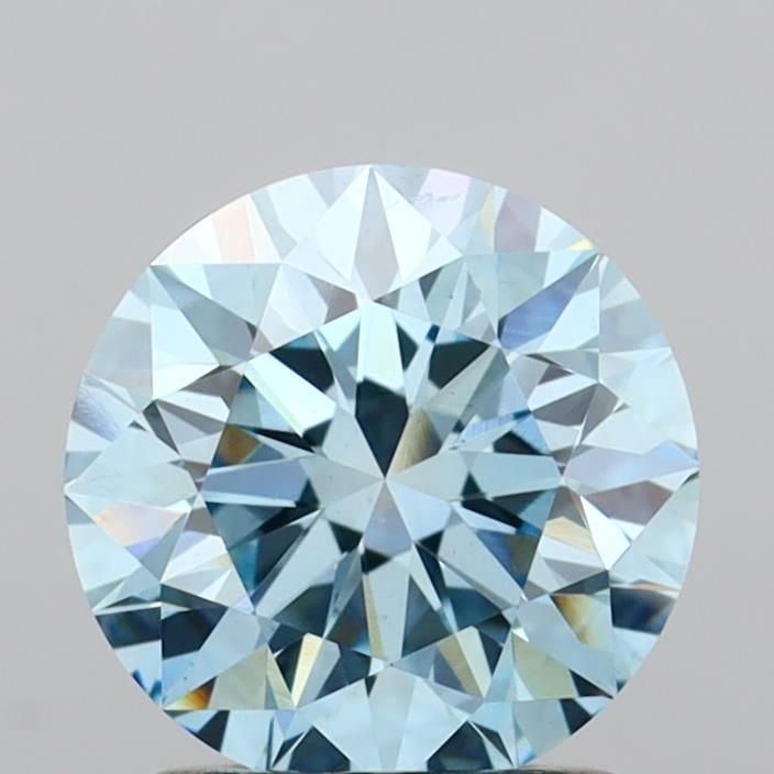 Loose Diamond - ROUND 1.4ct Fancy Vivid Blue VS2: Loose Diamond - ROUND 1.4ct Fancy Vivid Blue VS2 Source: This is a real non-mined Diamond that has been grown in a lab Shape: ROUND Carats: 1.4 Color: Fancy Vivid Blue Certification: IGI Video: