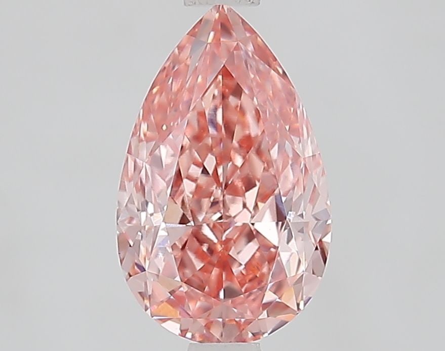 Loose Diamond - PEAR 1.9ct Fancy Vivid Pink VVS2: Loose Diamond - PEAR 1.9ct Fancy Vivid Pink VVS2 Source: This is a real non-mined Diamond that has been grown in a lab Shape: PEAR Carats: 1.9 Color: Fancy Vivid Pink Certification: IGI Video: