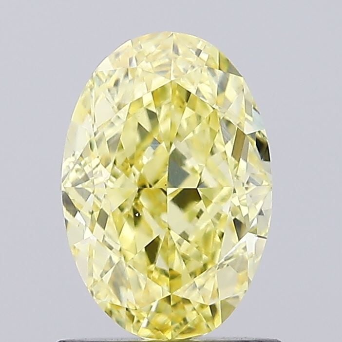 Loose Diamond - OVAL 1.26ct Fancy Intense Yellow VS1: Loose Diamond - OVAL 1.26ct Fancy Intense Yellow VS1 Source: This is a real non-mined Diamond that has been grown in a lab Shape: OVAL Carats: 1.26 Color: Fancy Intense Yellow Certification: IGI Addit