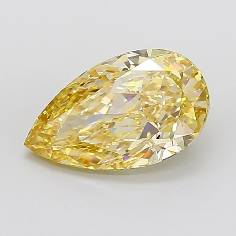 Loose Diamond - PEAR 8.11ct Fancy Yellow VVS2: Loose Diamond - PEAR 8.11ct Fancy Yellow VVS2 Source: This is a real non-mined Diamond that has been grown in a lab Shape: PEAR Carats: 8.11 Color: Fancy Yellow Certification: IGI Video: