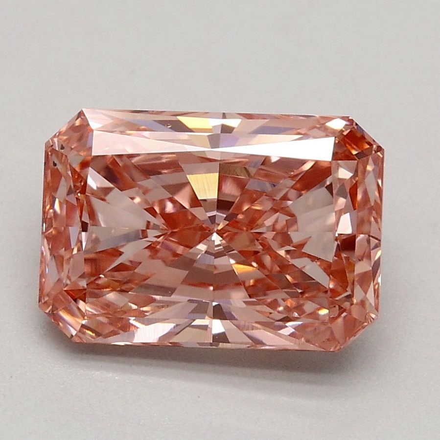 Loose Diamond - RADIANT 1.75ct Fancy Intense Pink VS2: Loose Diamond - RADIANT 1.75ct Fancy Intense Pink VS2 Source: This is a real non-mined Diamond that has been grown in a lab Shape: RADIANT Carats: 1.75 Color: Fancy Intense Pink Certification: IGI Vid