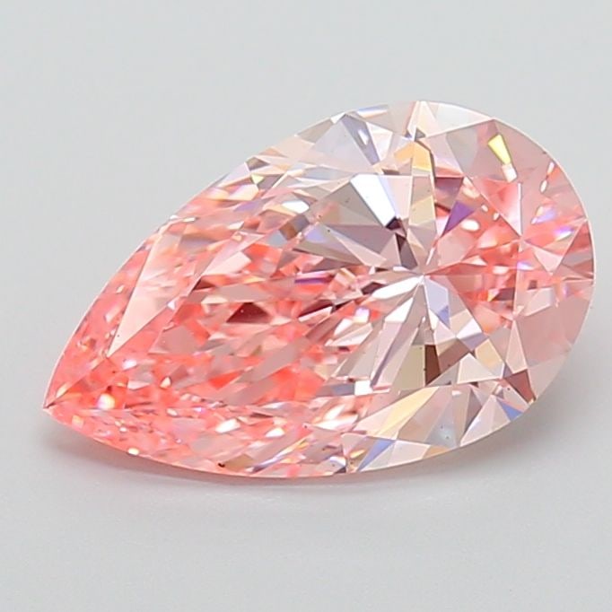 Loose Diamond - PEAR 2.74ct Fancy Vivid Pink VS1: Loose Diamond - PEAR 2.74ct Fancy Vivid Pink VS1 Source: This is a real non-mined Diamond that has been grown in a lab Shape: PEAR Carats: 2.74 Color: Fancy Vivid Pink Certification: IGI Video: