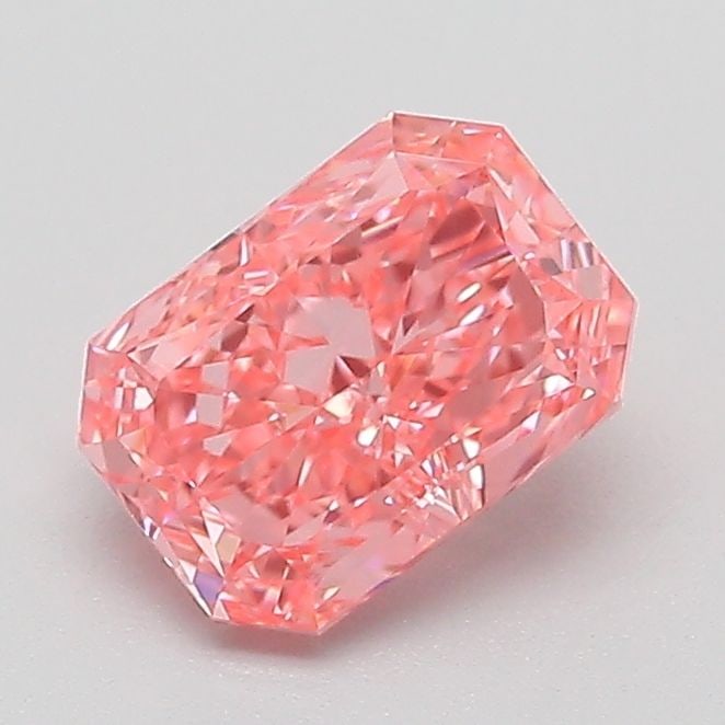 Loose Diamond - RADIANT 1.01ct Fancy Vivid Pink VVS2: Loose Diamond - RADIANT 1.01ct Fancy Vivid Pink VVS2 Source: This is a real non-mined Diamond that has been grown in a lab Shape: RADIANT Carats: 1.01 Color: Fancy Vivid Pink Certification: IGI Video: