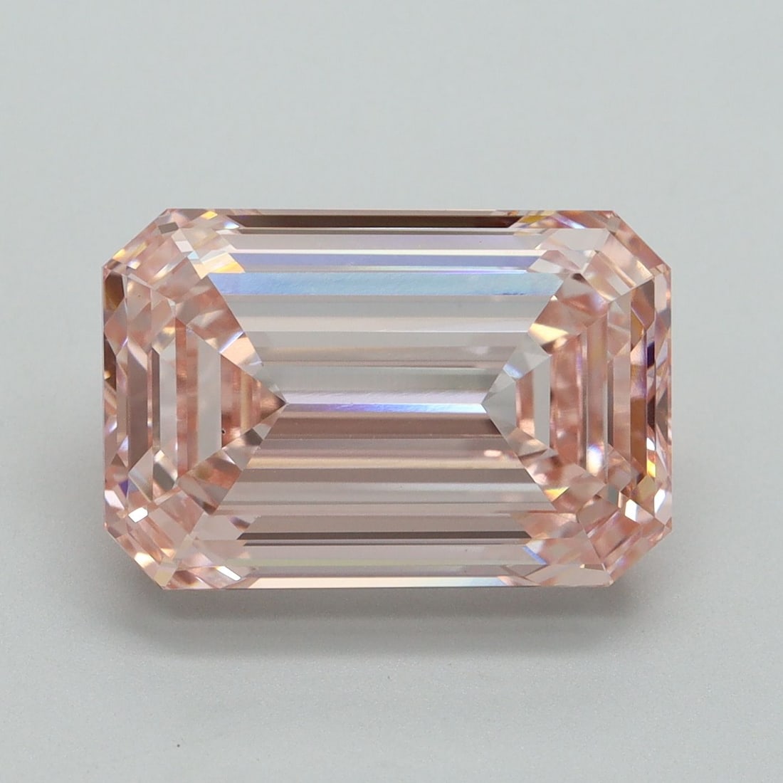 Loose Diamond - EMERALD 7.6ct Fancy Intense Pink VS1: Loose Diamond - EMERALD 7.6ct Fancy Intense Pink VS1 Source: This is a real non-mined Diamond that has been grown in a lab Shape: EMERALD Carats: 7.6 Color: Fancy Intense Pink Certification: IGI Video