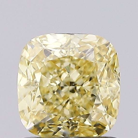 Loose Diamond - CUSHION MODIFIED 1.1ct Fancy Intense Yellow VVS2: Loose Diamond - CUSHION MODIFIED 1.1ct Fancy Intense Yellow VVS2 Source: This is a real non-mined Diamond that has been grown in a lab Shape: CUSHION MODIFIED Carats: 1.1 Color: Fancy Intense Yellow C