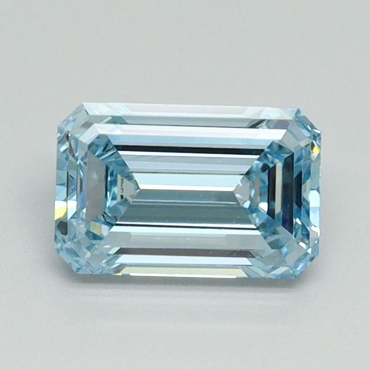 Loose Diamond - EMERALD 1.06ct Fancy Intense Blue VVS2: Loose Diamond - EMERALD 1.06ct Fancy Intense Blue VVS2 Source: This is a real non-mined Diamond that has been grown in a lab Shape: EMERALD Carats: 1.06 Color: Fancy Intense Blue Certification: IGI Vi