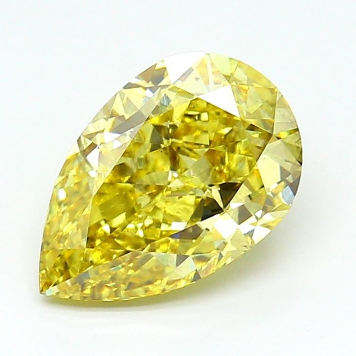 Loose Diamond - PEAR 3.5ct Fancy Intense Yellow VS2: Loose Diamond - PEAR 3.5ct Fancy Intense Yellow VS2 Source: This is a real non-mined Diamond that has been grown in a lab Shape: PEAR Carats: 3.5 Color: Fancy Intense Yellow Certification: IGI Video: