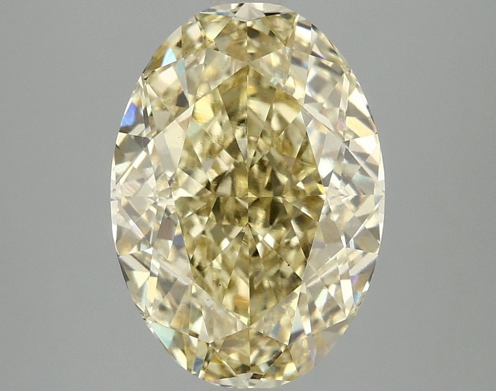 Loose Diamond - OVAL 4.09ct Fancy Vivid Yellow VS2 (1 of 1)