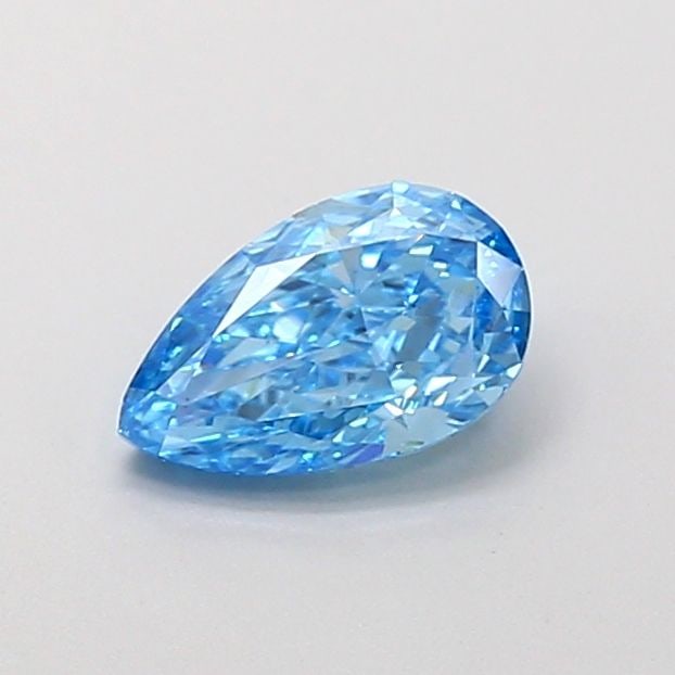 Loose Diamond - PEAR 0.99ct Fancy Vivid Blue VS1: Loose Diamond - PEAR 0.99ct Fancy Vivid Blue VS1 Source: This is a real non-mined Diamond that has been grown in a lab Shape: PEAR Carats: 0.99 Color: Fancy Vivid Blue Certification: IGI Video:
