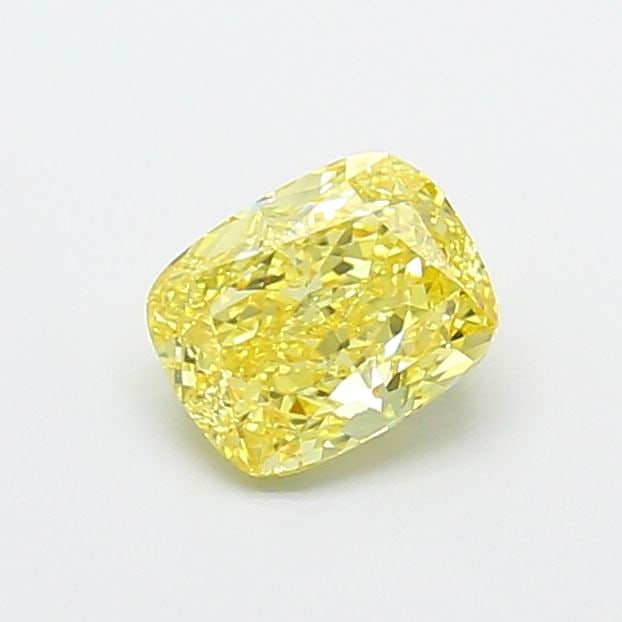 Loose Diamond - CUSHION MODIFIED 1.11ct Fancy Vivid Yellow VS1: Loose Diamond - CUSHION MODIFIED 1.11ct Fancy Vivid Yellow VS1 Source: This is a real non-mined Diamond that has been grown in a lab Shape: CUSHION MODIFIED Carats: 1.11 Color: Fancy Vivid Yellow Cert