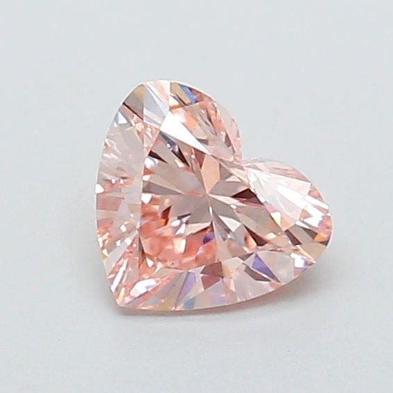 Loose Diamond - HEART 0.91ct Fancy Pink VS1: Loose Diamond - HEART 0.91ct Fancy Pink VS1 Source: This is a real non-mined Diamond that has been grown in a lab Shape: HEART Carats: 0.91 Color: Fancy Pink Certification: IGI Video: