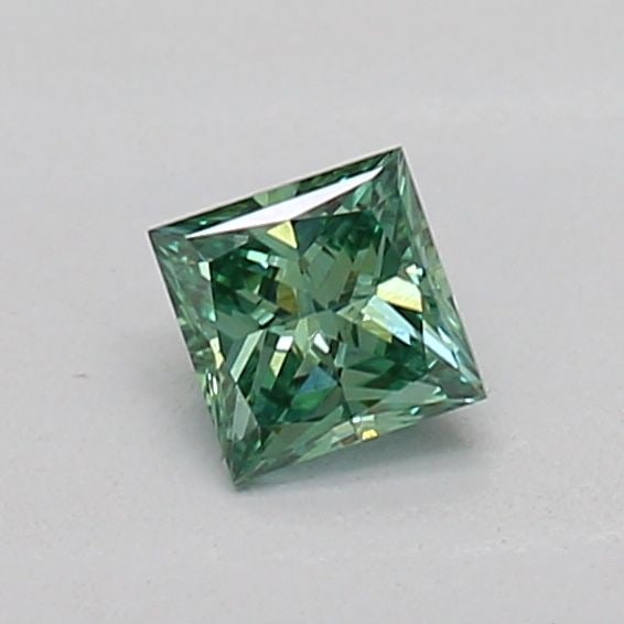 Loose Diamond - PRINCESS 0.18ct Fancy Vivid Green VVS2: Loose Diamond - PRINCESS 0.18ct Fancy Vivid Green VVS2 Source: This is a real non-mined Diamond that has been grown in a lab Shape: PRINCESS Carats: 0.18 Color: Fancy Vivid Green Certification: IGI Ad