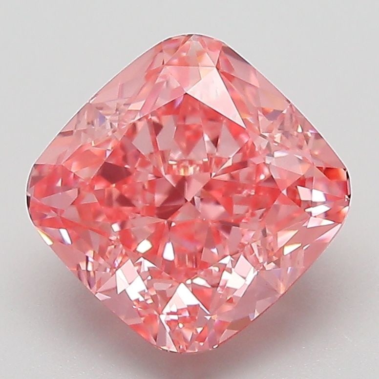 Loose Diamond - CUSHION MODIFIED 3.1ct Fancy Vivid Pink VVS2: Loose Diamond - CUSHION MODIFIED 3.1ct Fancy Vivid Pink VVS2 Source: This is a real non-mined Diamond that has been grown in a lab Shape: CUSHION MODIFIED Carats: 3.1 Color: Fancy Vivid Pink