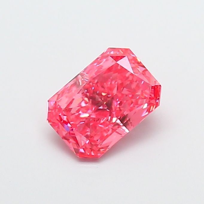 Loose Diamond - RADIANT 1.61ct Fancy Vivid Pink SI2: Loose Diamond - RADIANT 1.61ct Fancy Vivid Pink SI2 Source: This is a real non-mined Diamond that has been grown in a lab Shape: RADIANT Carats: 1.61 Color: Fancy Vivid Pink Certification: IGI Video: