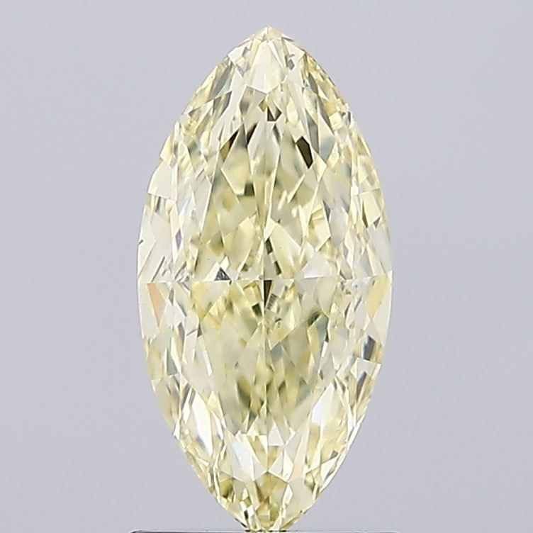 Loose Diamond - MARQUISE 1.49ct Fancy Yellow VVS2: Loose Diamond - MARQUISE 1.49ct Fancy Yellow VVS2 Source: This is a real non-mined Diamond that has been grown in a lab Shape: MARQUISE Carats: 1.49 Color: Fancy Yellow Certification: IGI Video: