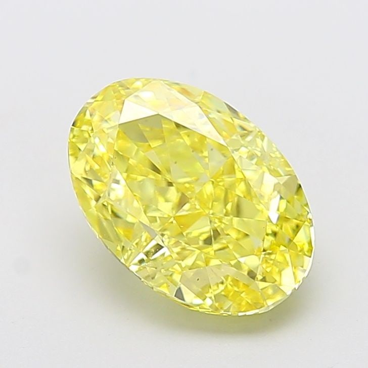 Loose Diamond - OVAL 4.11ct Fancy Intense Yellow VS1: Loose Diamond - OVAL 4.11ct Fancy Intense Yellow VS1 Source: This is a real non-mined Diamond that has been grown in a lab Shape: OVAL Carats: 4.11 Color: Fancy Intense Yellow Certification: IGI Video
