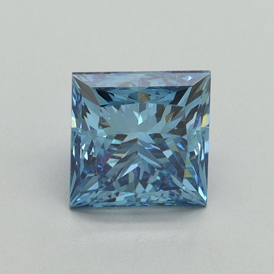 Loose Diamond - PRINCESS 1.54ct Fancy Vivid Blue VS1 (1 of 1)