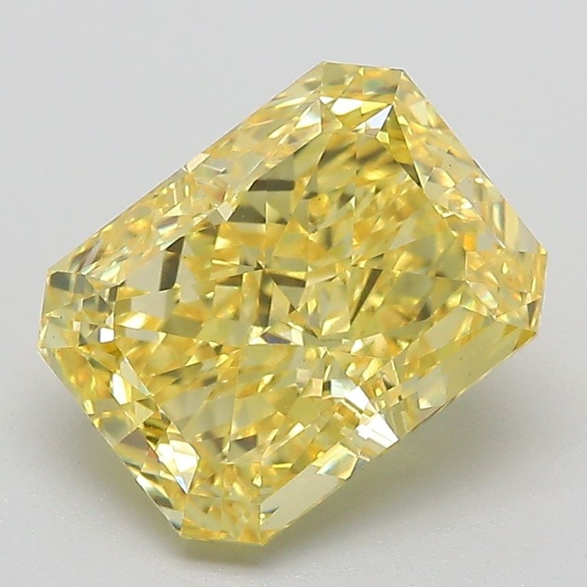 Loose Diamond - RADIANT 3.08ct Fancy Vivid Yellow VS1 (1 of 1)