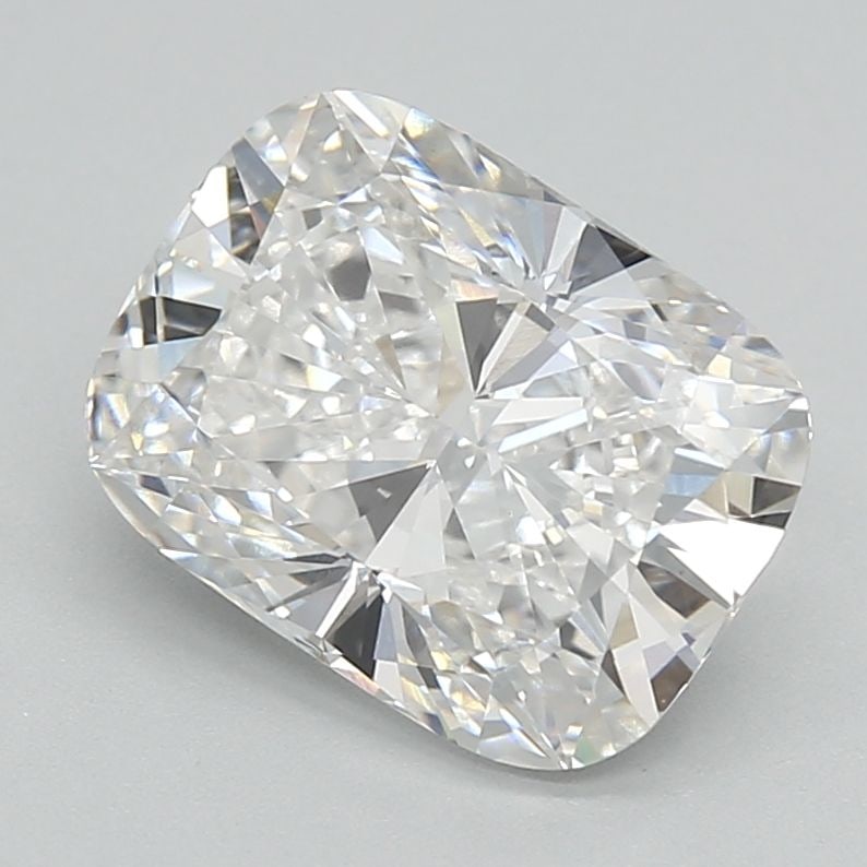 Loose Diamond - CUSHION MODIFIED 2.51ct E VVS2: Loose Diamond - CUSHION MODIFIED 2.51ct E VVS2 Source: This is a real non-mined Diamond that has been grown in a lab Shape: CUSHION MODIFIED Carats: 2.51 Color: E Clarity: VVS2 Certification: IGI Addi