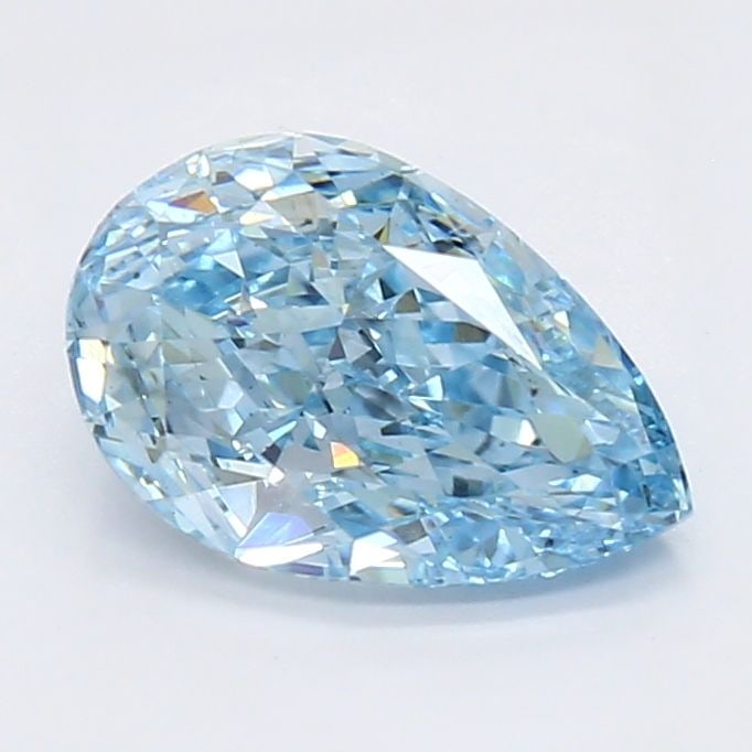 Loose Diamond - PEAR 0.94ct Fancy Vivid Blue VS2: Loose Diamond - PEAR 0.94ct Fancy Vivid Blue VS2 Source: This is a real non-mined Diamond that has been grown in a lab Shape: PEAR Carats: 0.94 Color: Fancy Vivid Blue Certification: NONE Video: