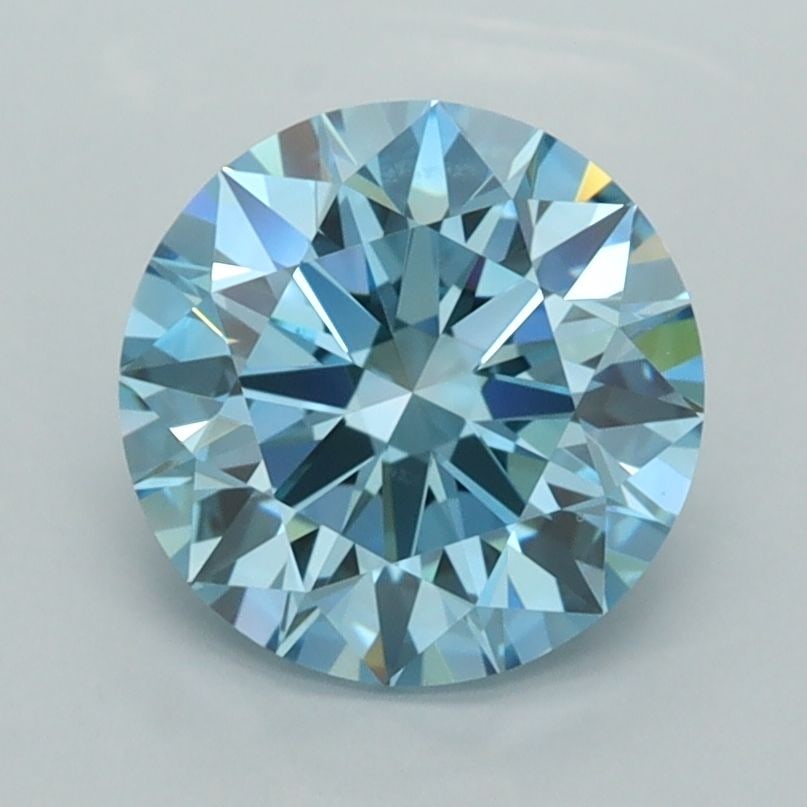 Ideal Loose Diamond - ROUND 2.0ct Fancy Vivid Blue VVS2: Ideal Loose Diamond - ROUND 2.0ct Fancy Vivid Blue VVS2 Source: This is a real non-mined Diamond that has been grown in a lab Shape: ROUND Carats: 2.0 Color: Fancy Vivid Blue Certification: IGI Video:
