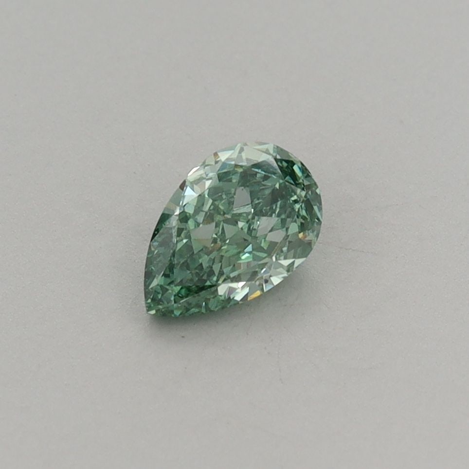 Loose Diamond - PEAR 0.46ct Fancy Vivid Green VS2: Loose Diamond - PEAR 0.46ct Fancy Vivid Green VS2 Source: This is a real non-mined Diamond that has been grown in a lab Shape: PEAR Carats: 0.46 Color: Fancy Vivid Green Certification: IGI Video: