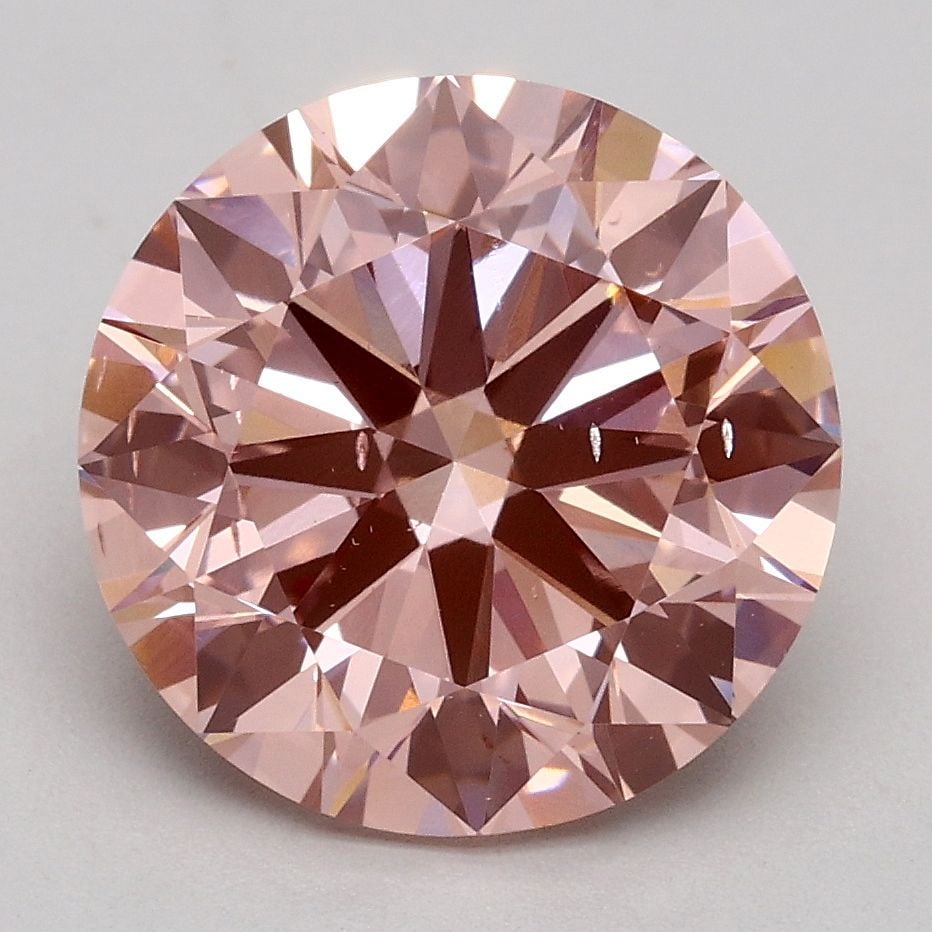 Loose Diamond - ROUND 3.0ct Fancy Intense Pink VS2: Loose Diamond - ROUND 3.0ct Fancy Intense Pink VS2 Source: This is a real non-mined Diamond that has been grown in a lab Shape: ROUND Carats: 3.0 Color: Fancy Intense Pink Certification: IGI Video: