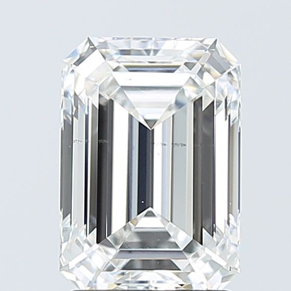 Loose Diamond - EMERALD 2.52ct E VS2: Loose Diamond - EMERALD 2.52ct E VS2 Source: This is a real non-mined Diamond that has been grown in a lab Shape: EMERALD Carats: 2.52 Color: E Clarity: VS2 Certification: IGI Video: