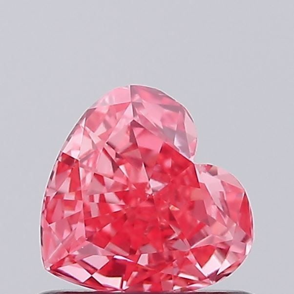 Loose Diamond - HEART 0.48ct Fancy Vivid Pink VS1: Loose Diamond - HEART 0.48ct Fancy Vivid Pink VS1 Source: This is a real non-mined Diamond that has been grown in a lab Shape: HEART Carats: 0.48 Color: Fancy Vivid Pink Certification: IGI Video: